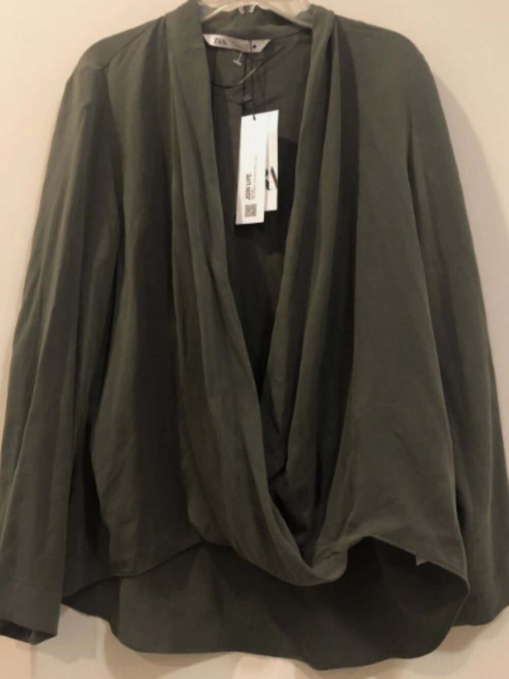 Zara Crossover Long Sleeve Top